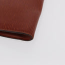 LOUIS VUITTON Epi Pochette Accessoires Pouch Brown M52953 LV Auth BA10518-10
