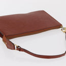LOUIS VUITTON Epi Pochette Accessoires Pouch Brown M52953 LV Auth BA10518-6