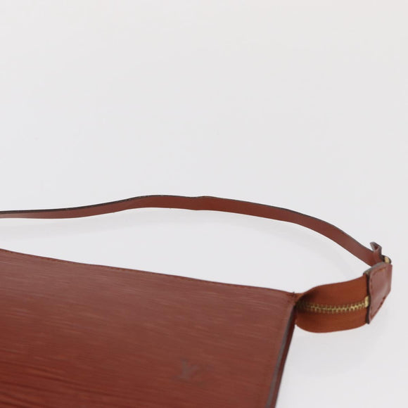 LOUIS VUITTON Epi Pochette Accessoires Pouch Brown M52953 LV Auth BA10518