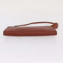 LOUIS VUITTON Epi Pochette Accessoires Pouch Brown M52953 LV Auth BA10518-9