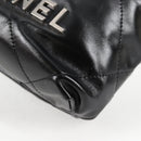 CHANEL Chanel 22 Small Matelasse Chain Bag Lamb Skin 2way Black CC Auth BA1051SM-13