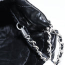 CHANEL Chanel 22 Small Matelasse Chain Bag Lamb Skin 2way Black CC Auth BA1051SM-18