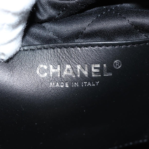 CHANEL Chanel 22 Small Matelasse Chain Bag Lamb Skin 2way Black CC Auth BA1051SM