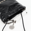 CHANEL Chanel 22 Small Matelasse Chain Bag Lamb Skin 2way Black CC Auth BA1051SM-6