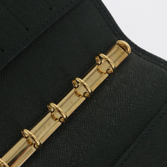 LOUIS VUITTON Taiga Agenda PM Day Planner Cover Epicea R20424 LV Auth BA10520