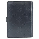 LOUIS VUITTON MonogramMat Agenda PM Day Planner Cover Blue R20935 Auth BA10521-2