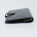 LOUIS VUITTON MonogramMat Agenda PM Day Planner Cover Blue R20935 Auth BA10521-5