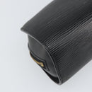 LOUIS VUITTON Epi Dauphine PM Pouch Black M48442 LV Auth BA10523-16