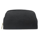 LOUIS VUITTON Epi Dauphine PM Pouch Black M48442 LV Auth BA10523-13