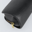 LOUIS VUITTON Epi Dauphine PM Pouch Black M48442 LV Auth BA10523-14
