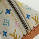 LOUIS VUITTON Monogram Multicolor Berlango Münztäschchen Weiß M58028 Auth BA10526V-8