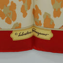 Salvatore Ferragamo Scarf Silk Red Auth BA10535V-11