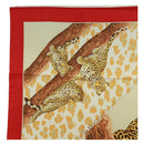 Salvatore Ferragamo Scarf Silk Red Auth BA10535V-2