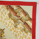 Salvatore Ferragamo Scarf Silk Red Auth BA10535V-4