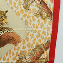 Salvatore Ferragamo Scarf Silk Red Auth BA10535V-7