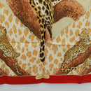 Salvatore Ferragamo Scarf Silk Red Auth BA10535V-9