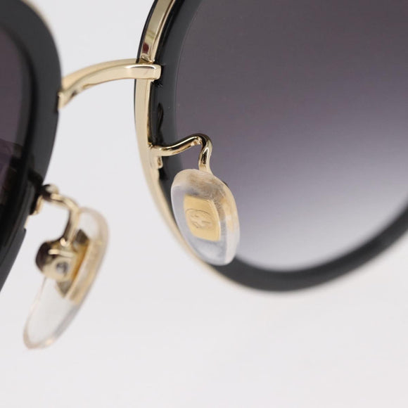 GUCCI Sunglasses metal Black Auth BA10537V