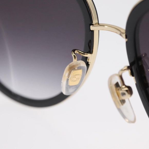 GUCCI Sunglasses metal Black Auth BA10537V