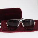 GUCCI Sunglasses metal Black Auth BA10537V-12