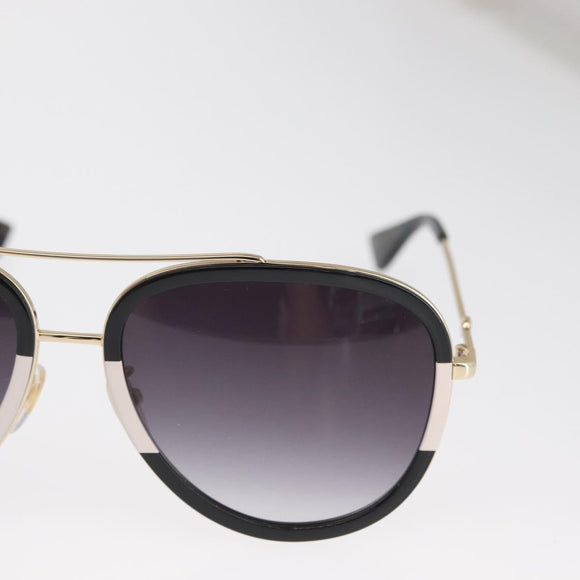 GUCCI Sunglasses metal Black Auth BA10537V
