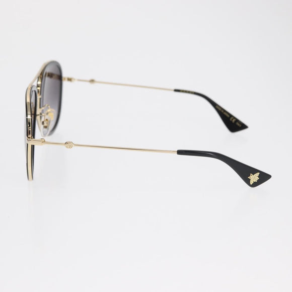 GUCCI Sunglasses metal Black Auth BA10537V