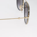 GUCCI Sunglasses metal Black Auth BA10537V-15