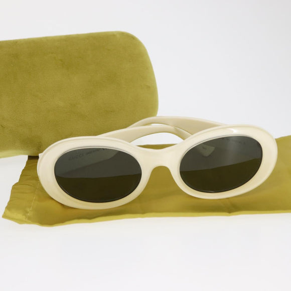GUCCI Sunglasses plastic White Auth BA10540A
