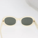 GUCCI Sunglasses plastic White Auth BA10540A-3