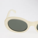 GUCCI Sunglasses plastic White Auth BA10540A-4