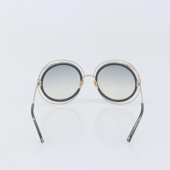 Chloe Sunglasses metal Black Auth BA10541