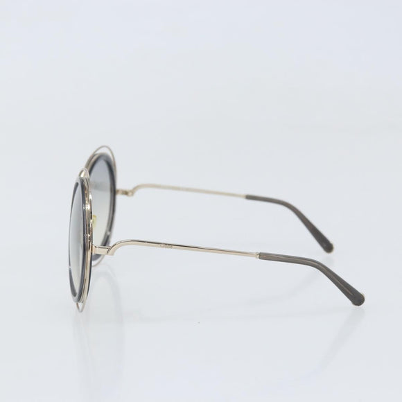 Chloe Sunglasses metal Black Auth BA10541