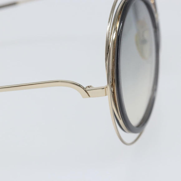 Chloe Sunglasses metal Black Auth BA10541