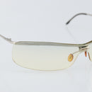 CHANEL Sunglasses metal Silver CC Auth BA10543-5