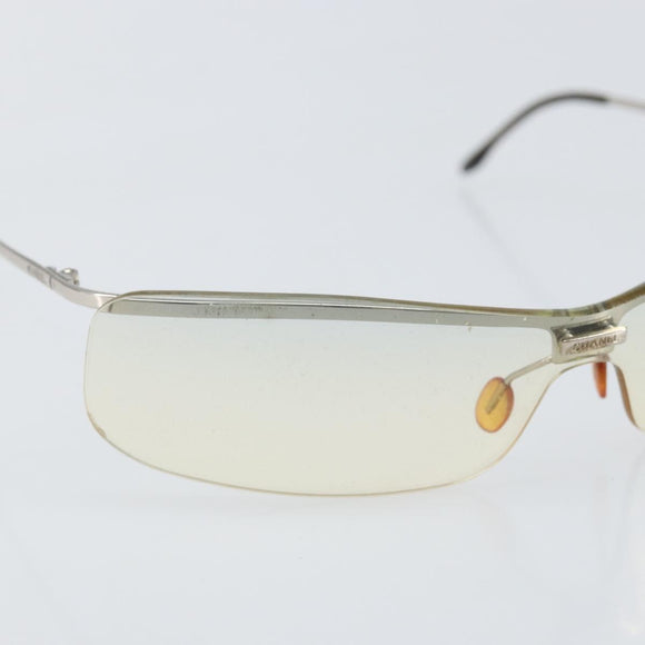 CHANEL Sunglasses metal Silver CC Auth BA10543
