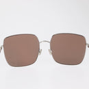 Christian Dior Sunglasses metal Silver Auth BA10544V-2