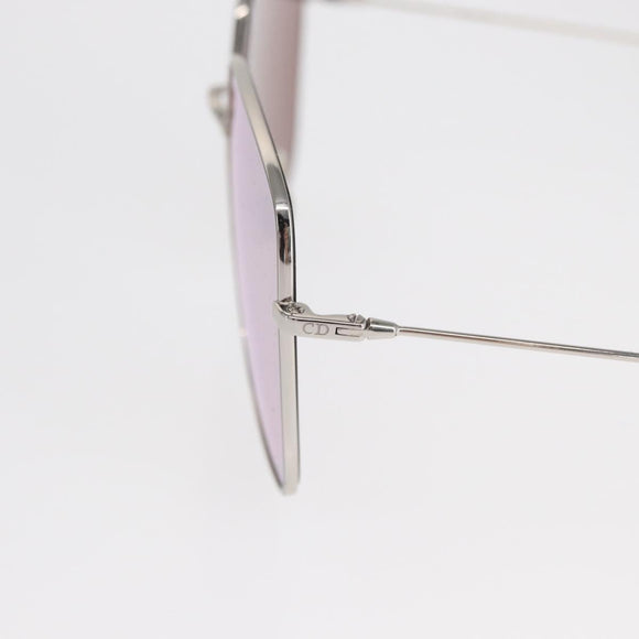 Christian Dior Sunglasses metal Silver Auth BA10544V