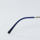 CHANEL Sunglasses metal Blue CC Auth BA10546-10