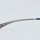 CHANEL Sunglasses metal Blue CC Auth BA10546-8