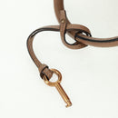 Chloe Paddington Hand Bag Leather Brown Gold Silver Auth BA10547SV-15