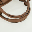 Chloe Paddington Hand Bag Leather Brown Gold Silver Auth BA10547SV-7