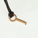 Chloe Paddington Hand Bag Canvas Leather Brown Gold Silver Auth BA10548SV-15