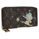 LOUIS VUITTON Vivienne Zippy Wallet Light Blue M12223 LV Auth BA10557SM-1