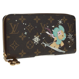 LOUIS VUITTON Vivienne Zippy Wallet Light Blue M12223 LV Auth BA10557SM