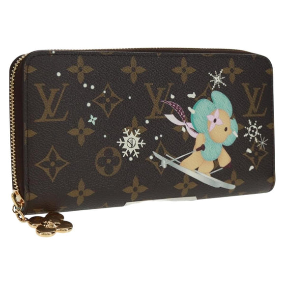 LOUIS VUITTON Vivienne Zippy Wallet Light Blue M12223 LV Auth BA10557SM