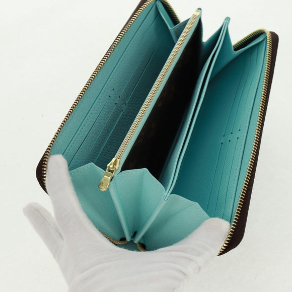 LOUIS VUITTON Vivienne Zippy Wallet Light Blue M12223 LV Auth BA10557SM