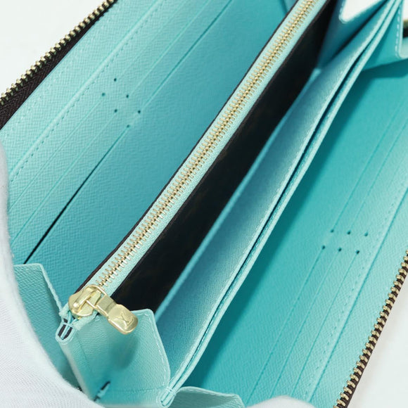 LOUIS VUITTON Vivienne Zippy Wallet Light Blue M12223 LV Auth BA10557SM