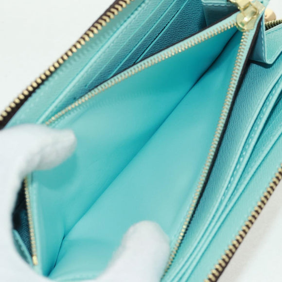 LOUIS VUITTON Vivienne Zippy Wallet Light Blue M12223 LV Auth BA10557SM