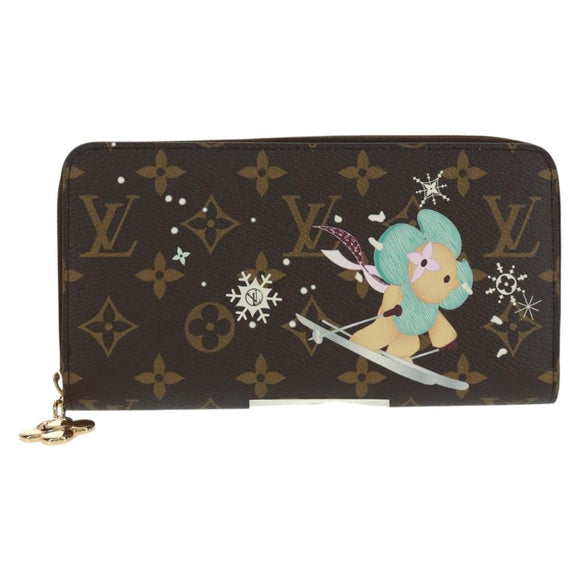 LOUIS VUITTON Vivienne Zippy Wallet Light Blue M12223 LV Auth BA10557SM
