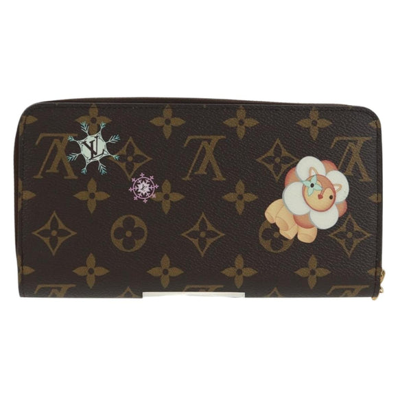 LOUIS VUITTON Vivienne Zippy Wallet Light Blue M12223 LV Auth BA10557SM