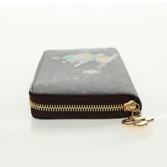 LOUIS VUITTON Vivienne Zippy Wallet Light Blue M12223 LV Auth BA10557SM